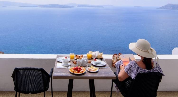 Oia Santorini Accommodation  to Enhance Your Solo Sojourn – Strogili’s Superior Room with Balcony
